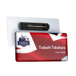 Domed Metal Name Badges