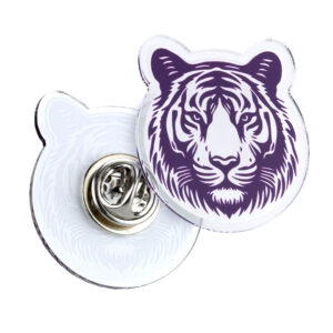Recycled Acrylic Clutch Pin Badge